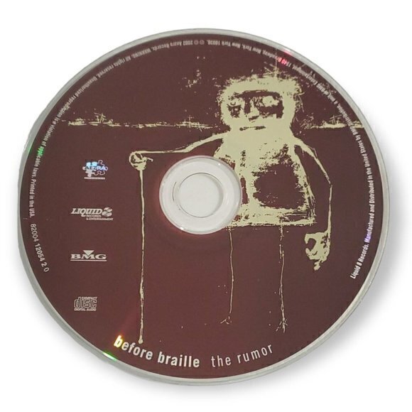 BEFORE BRAILLE -‎ RUMOR [2002 Promotional CD] - Picture 3 of 3